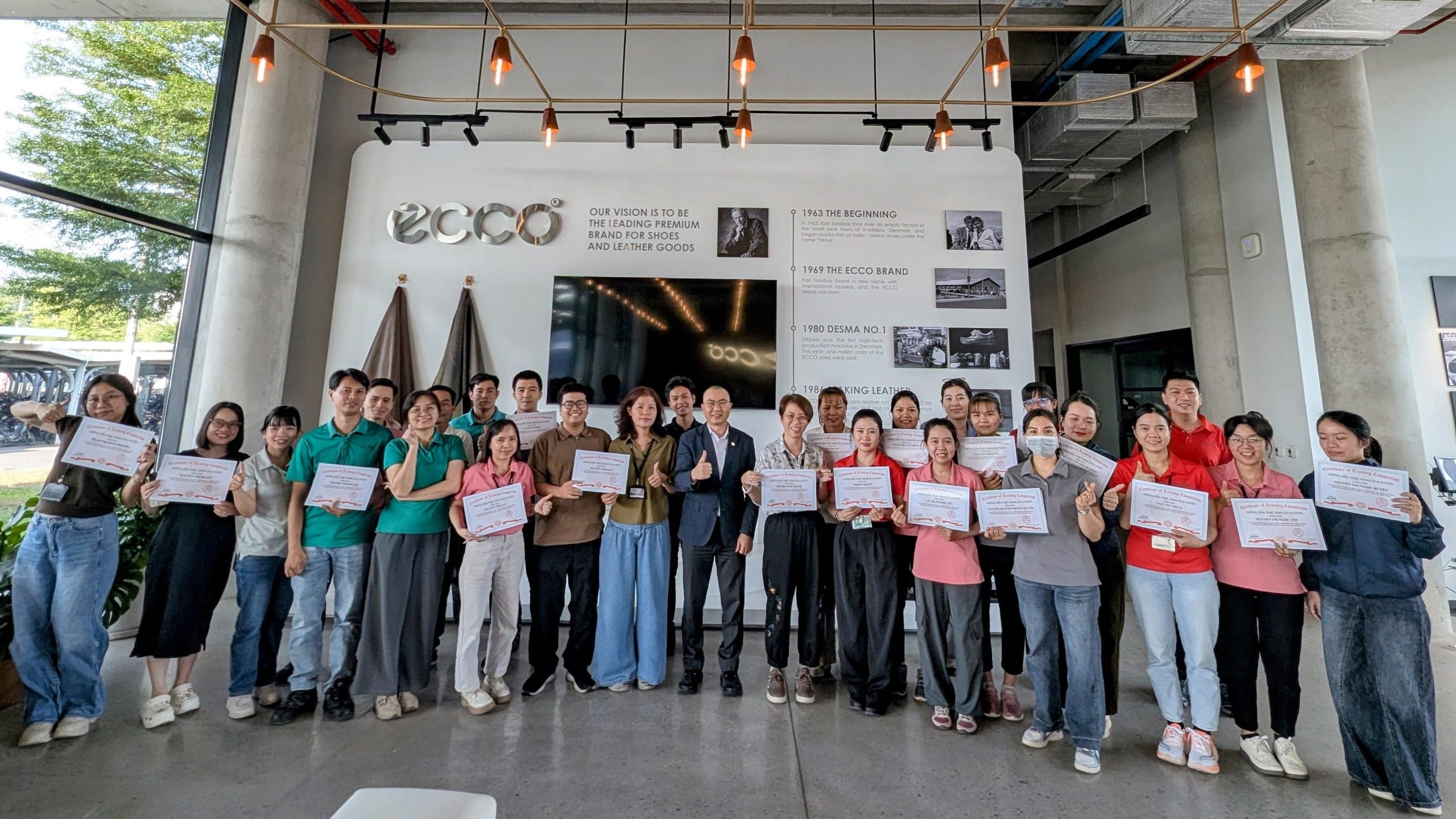 Chương trình khởi động 5S 6S gemba kaizen nền tảng ECCO Production System