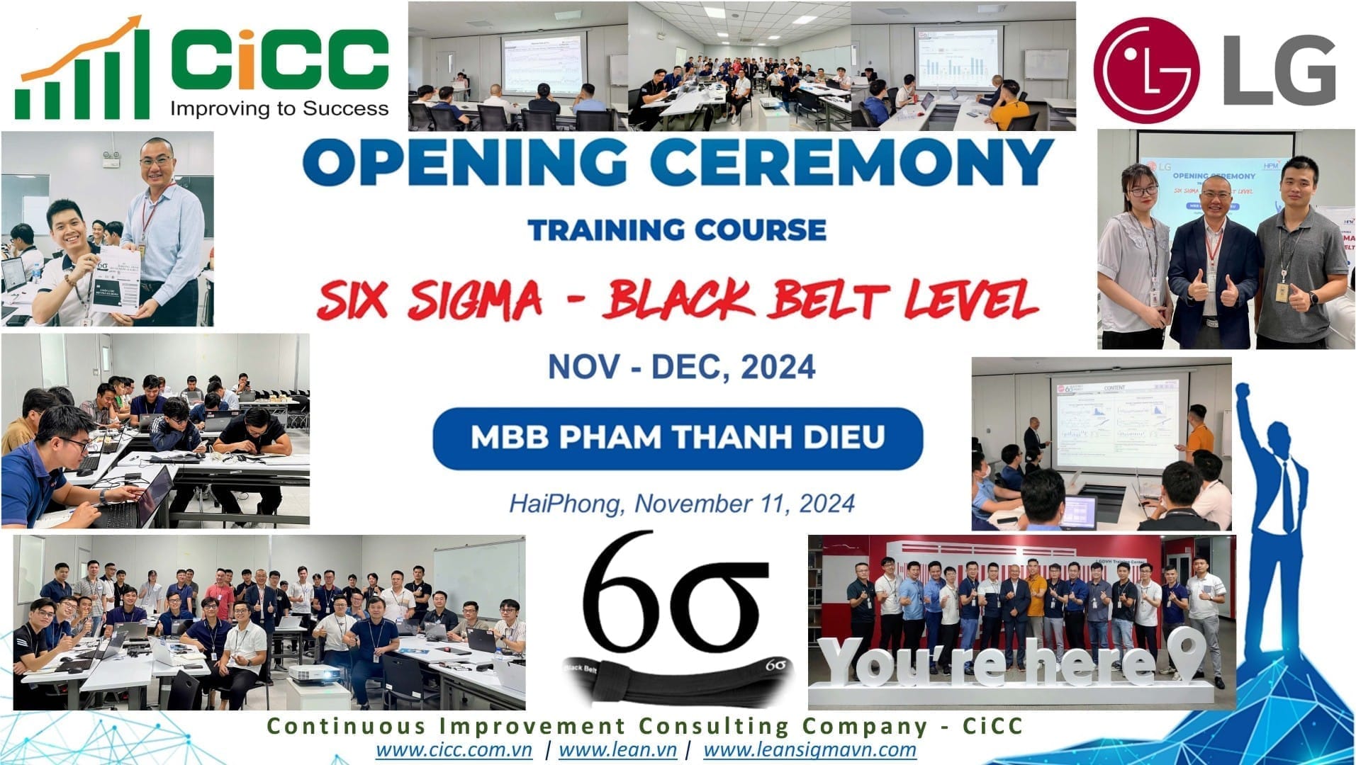 Lễ khởi động chương trình Six Sigma Black Belt tại LG Việt Nam