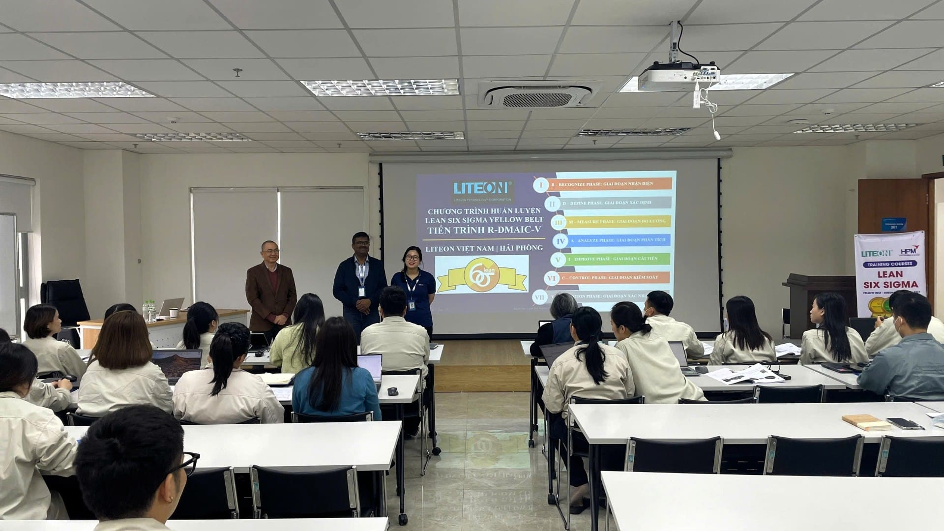 Liteon Hải Phòng khởi động siêu dự án chiến lược đào tạo Lean Six Sigma cùng CiCC